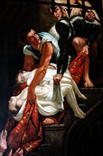 Murder of the Princes in the Tower by James Northcote (1746-1831).