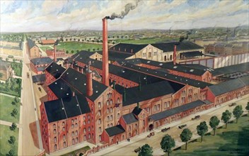 Early twentieth century factory, Norwegian, 1914