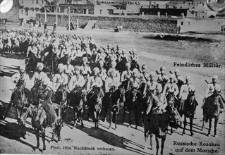 Russian cavalry troops