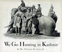 Theodore Roosevelt and Eleanor Roosevelt Hunting in Kashmir