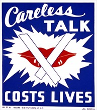 Careless talk costs lives
