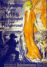 1920 German, anti-bolshevik, (communist) poster