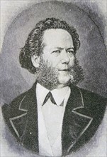 Engraving of Henrik Ibsen