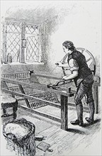 Engraving of Samuel Crompton