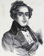 Engraving of Giacomo Meyerbeer