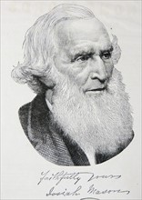 Engraving of Josiah Mason