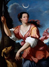 After Cerrini, Queen Christina of Sweeden as Diana the Huntress