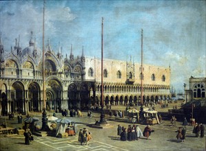 Canaletto, La Place Saint-Marc à Venise