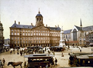 Amsterdam, Dam Square, c.1870
