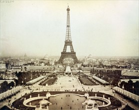Eiffel Tower and Champ de Mars, Paris