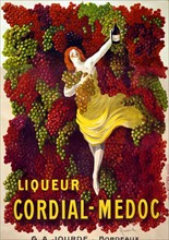 Poster advertising Liquor Cordial-Medoc