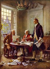 Writing the Declaration of Independence, 1776