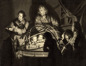 Philosopher giving a lecture on the Orrery