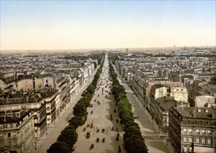 Champs Elysees; an avenue; Paris