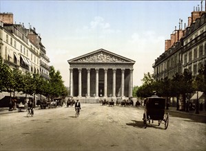 The Madeleine; and rue Royale; Paris