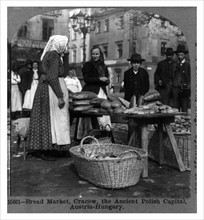 Bread market in Cracow