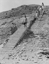The reconstructed staircase of Great Ziggurat of Ur