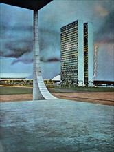 Congress building (parliament) in Brasília the federal capital of Brazil