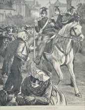 Uhlans Entering a French Town
