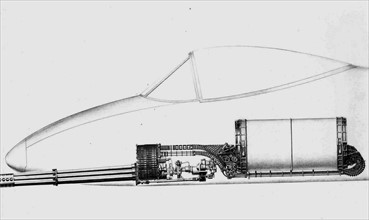 Sketch of a General Electric GAU-8/A
