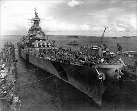 Photograph of the USS Iowa