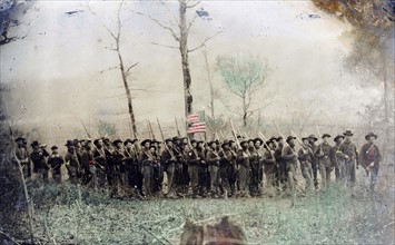 Colour Photograph of Union Soldiers