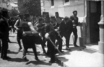 Photograph of the Arrest of Gavrilo Princip