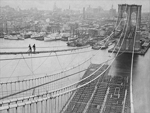 Photograph of the Brooklyn Bridge