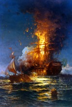 Burning of the Frigate Philadelphia