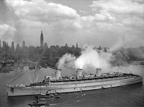 Photograph of the RMS Queen Mary