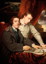 James Paine and his son James by Sir Joshua Reynolds.