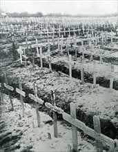 German war cemetery during WWI