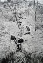 French sappers (laying explosive charges) during WWI