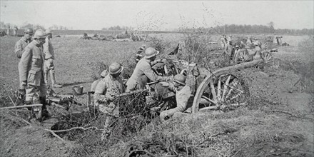 French artillery during WWI