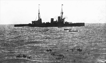 Survivors from 'Emden' sunk at the Battle of Cocos  9 November 1914
