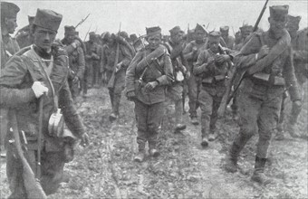 Young recruits sent to fight for Russia the opening weeks of WWI