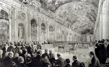 Signing of the Treaty of Versailles, 28 June 1919