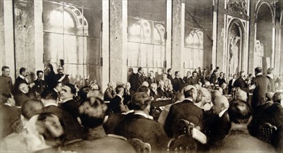 Signature du Traité de Versailles, 28 juin 1919