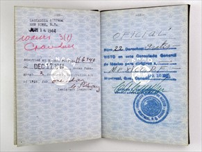 Canadian Passport issued to a British Royal Air Force pilot