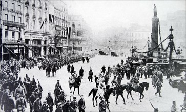 October 1914, german troops occupy Lille, France during WWI