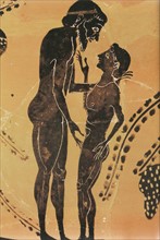 Man and Ephebe or adolescent male  (500 BC)