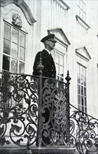 King Haakon of Norway, on his return to Oslo in 1946