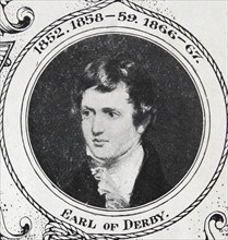 Earl of Derby;   English statesman;   three times Prime Minister