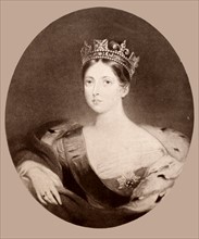 Portrait by William Fowler of Queen Victoria of Great Britain  1840
