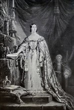 The coronation of Queen Victoria of Great Britain