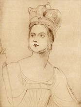 Sketch by George Hayter for the coronation of Queen Victoria