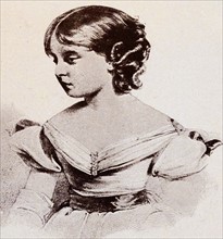 Princess (later Queen) Victoria; aged six 1825