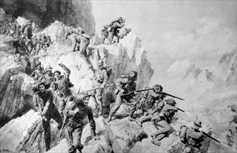 Italian alpine troops during WWI 1917
