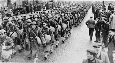 first contingent of New American Expeditionary Force 1942