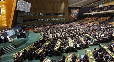 President Barack Obama addresses the United Nations General Assembly2011